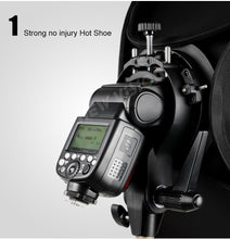 Load image into Gallery viewer, Godox S Speedlite Flash Mount Holder Bracket Lampu Kamera Black