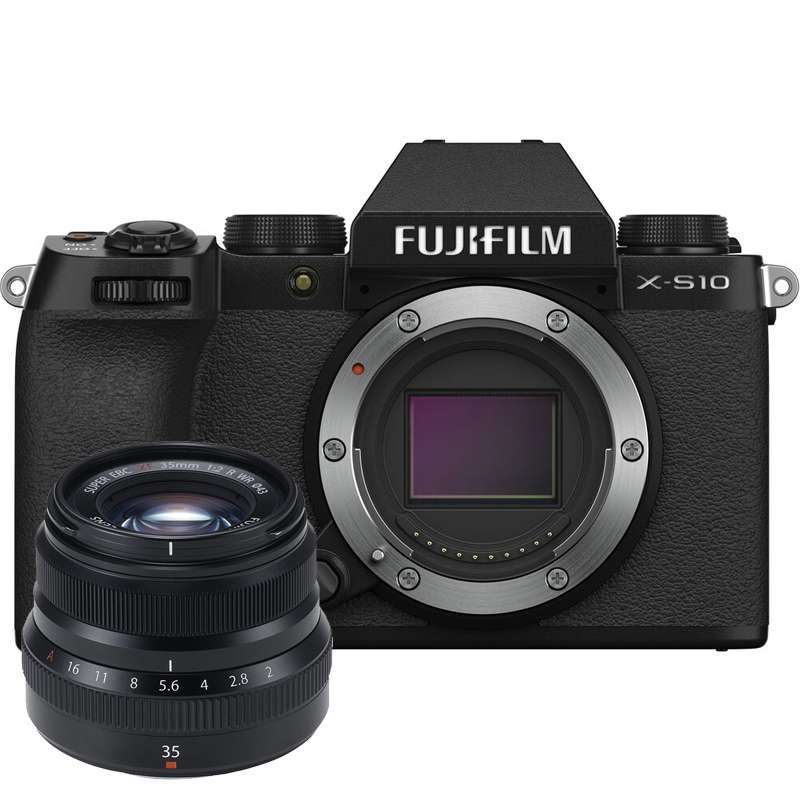 Fujifilm X-S10 XS10 Body Kit XF 35mm F2 R WR Kamera Mirrorless