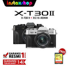 Load image into Gallery viewer, Fujifilm Mirrorless Camera X-T30 II XT30 Mark II Kit XC 15-45mm F3.5-5.6MM Garansi Resmi Fujifilm