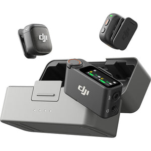 DJI Mic 3 Mic3 2TX + 1RX + Charging case Compact Wireless Microphone System Recorder for Camera Smartphone