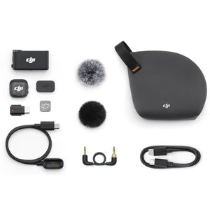DJI Mic 3 Mic3 1TX + 1RX Compact Wireless Microphone System Recorder for Camera & Smartphone