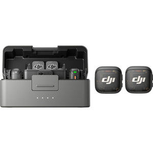 DJI Mic 3 Mic3 2TX + 1RX + Charging case Compact Wireless Microphone System Recorder for Camera Smartphone