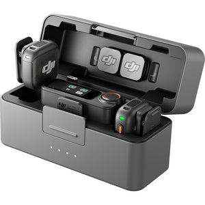 DJI Mic 3 Mic3 2TX + 1RX + Charging case Compact Wireless Microphone System Recorder for Camera Smartphone