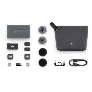 DJI Mic 3 Mic3 2TX + 1RX + Charging case Compact Wireless Microphone System Recorder for Camera Smartphone