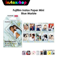 Load image into Gallery viewer, Fujifilm Instax Mini Film Blue Marble Kertas Film Multicolor