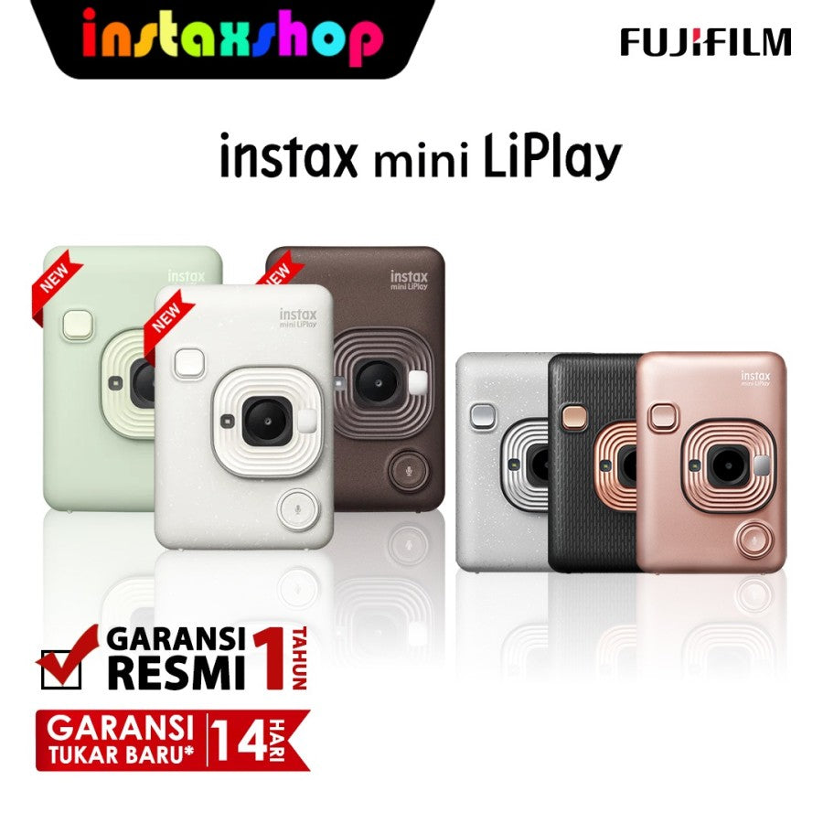 Fujifilm Instax LiPlay and Printer Instax Mini Hybrid Instant Camera