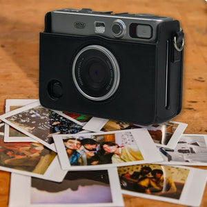 Leather Bag Pouch HORIZONTAL Fujifilm Instax Mini EVO Tas Kamera