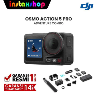 DJI Osmo Action 5 Pro Adventure Combo Action Camera Garansi Resmi
