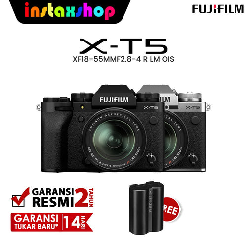 Fujifilm X-T5 XT5 Kit XF 18-55mm F2.8 Kamera Mirorless Garansi Resmi