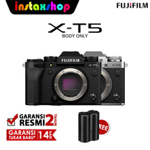 Load image into Gallery viewer, Fujifilm X-T5 XT5 Body Only Kamera Mirorless Black Garansi Resmi
