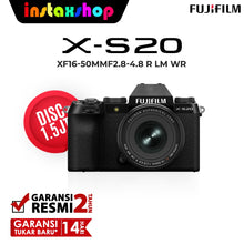 Load image into Gallery viewer, Fujifilm X-S20 XS20 Kit XF 16-50mm F 2.8-4.8 Lens Mirrorless Camera
