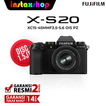 Load image into Gallery viewer, Fujifilm XS20 X-S20 Body Kit XC 15-45mm Kamera Mirrorless Resmi
