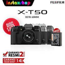 Load image into Gallery viewer, Fujifilm X-T50 XT50 KIT 15-45mm Kamera Mirrorless Garansi Resmi