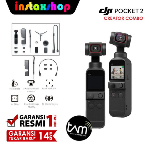 DJI Osmo Pocket 2 DJI Pocket 2 Basic Creator Combo Original Garansi TAM