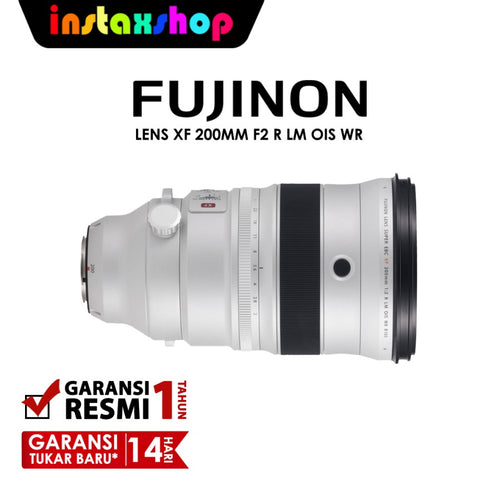 Fujinon XF 200mm F2 R LM OIS WR + XF TC 1.4X F2 WR