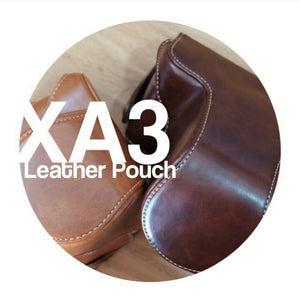 Leather Case for Fujifilm X-A3 Tas pouch XA3