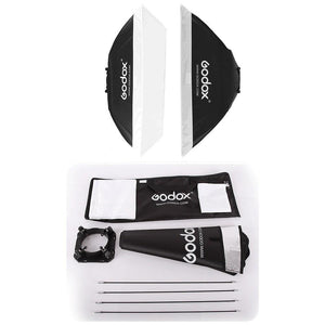 Godox Studio Softbox Flash Diffuser Camera DSLR 50 X 70 CM  Black