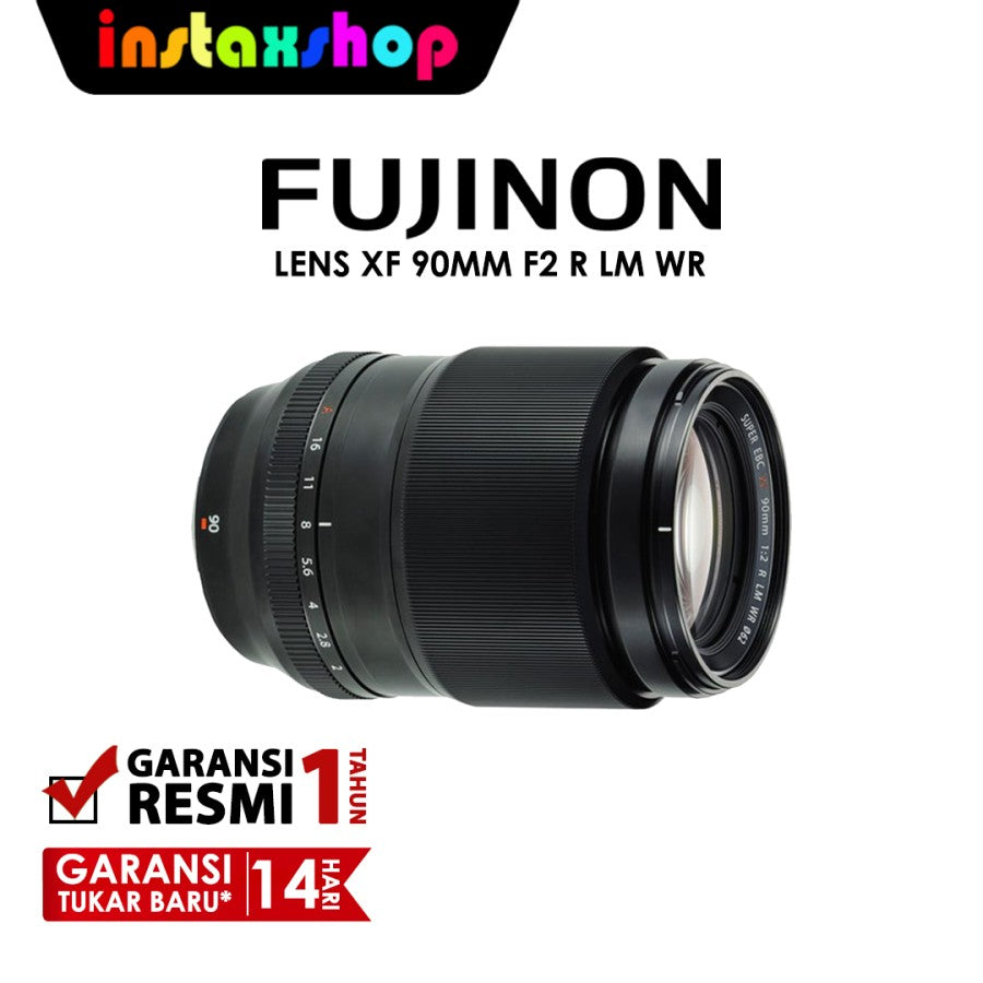 Fuji 90mm F2 Fujifilm Fujinon Lensa XF 90mm F/2 R LM WR - Main Image