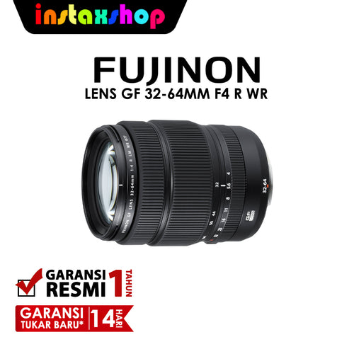 Fujifilm Fujinon Lensa Kamera GF32-64mm f/4 R LM WR