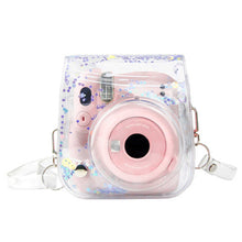 Load image into Gallery viewer, Tas Instax Mini Leather Bag 8/9/11 Polaroid HOLO Glitter Payet Instax