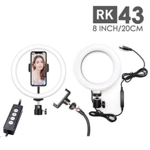 Load image into Gallery viewer, RING LIGHT LED COSTA RK43 20CM Lampu MultiColor Make Up Vlog Ringlight