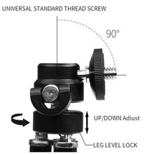 Load image into Gallery viewer, Desktop Mini Tripod HP 2-Section with Holder U Universal Smartphone HITAM