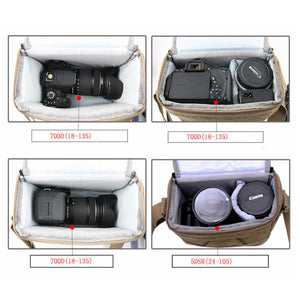 Candy Canvas Sling Bag Case for Kamera Mirrorless