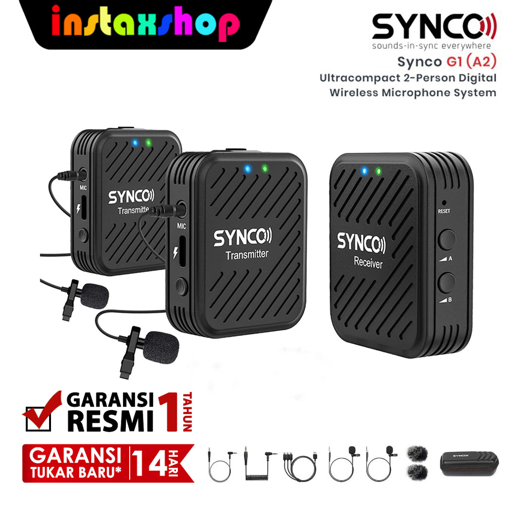 Synco G1-A2 Wireless Microphone Ultracompact for Mirrorless/DSLR