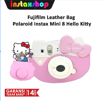 Leather Bag Casing for Kamera Instax 8s Kitty