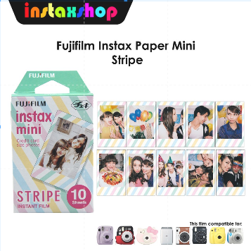 Instax Mini Paper  Stripe