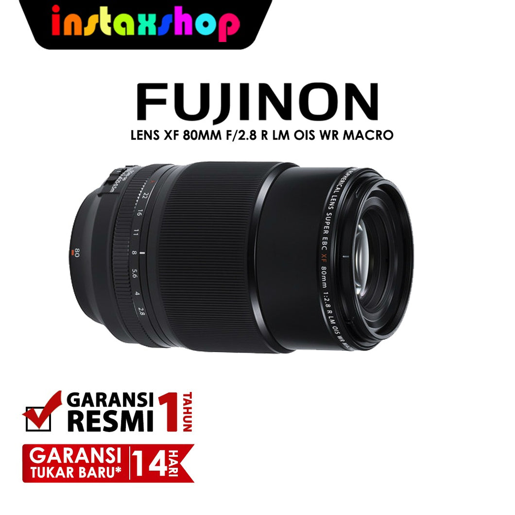 Fujifilm Fujinon Lensa Kamera XF80MM F2.8 MACRO