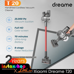 Xiaomi Dreame T20 Handheld Cordless Vacuum Cleaner 25kPa Penyedot Debu