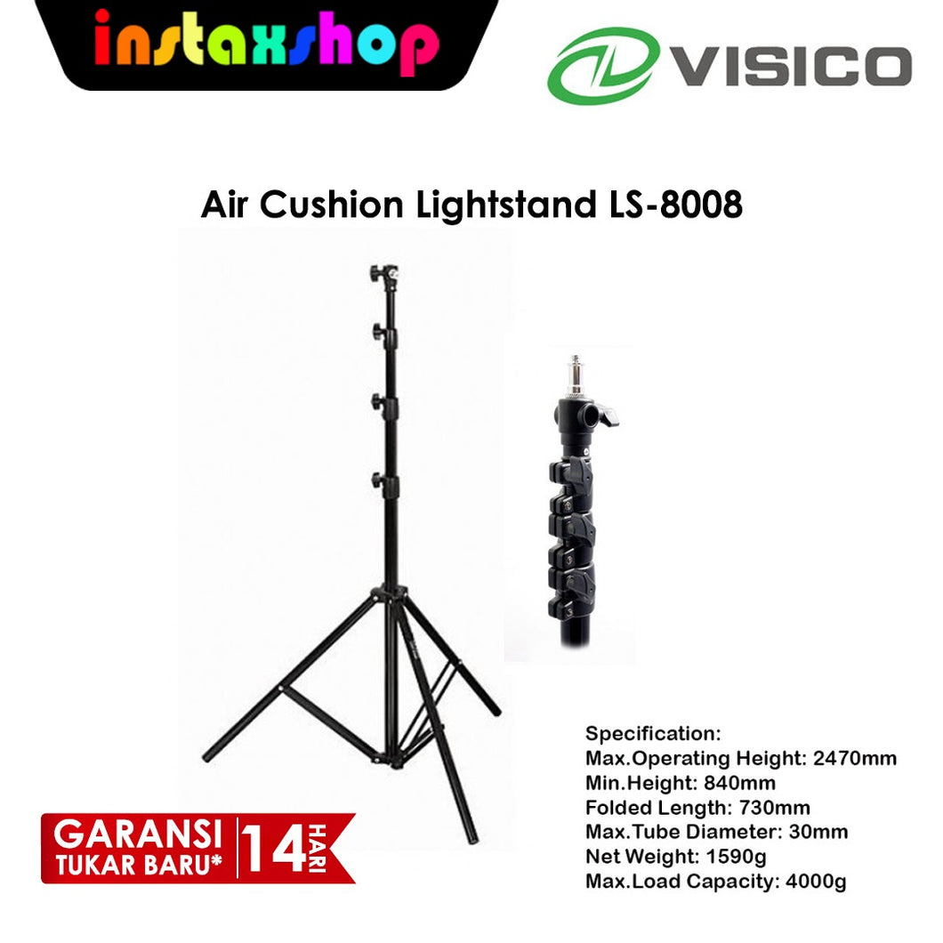 Visico LS-8008CK Air Cushion Light Stand Visico 8008 CK