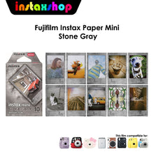 Load image into Gallery viewer, Fujifilm Paper Film Instax Mini Stone Gray Film Mini