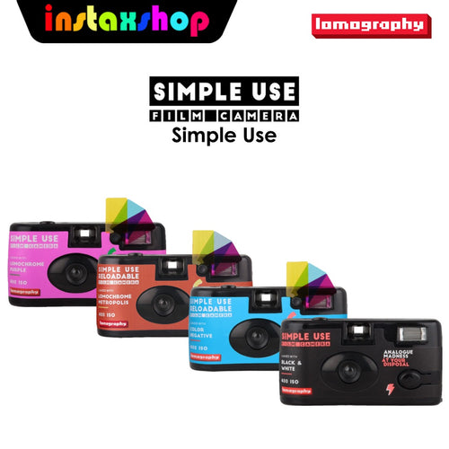 Lomography Simple Use NOT Disposable Camera ( BISA DI ISI ULANG ROLL )