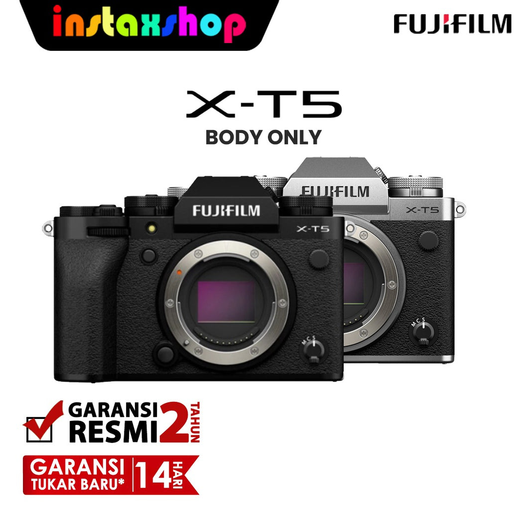 Fujifilm X-T5 XT5 Body Only Kamera Mirorless Black Garansi Resmi