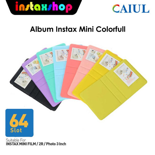 Album Instax Colorfull isi 64 foto / Album Foto