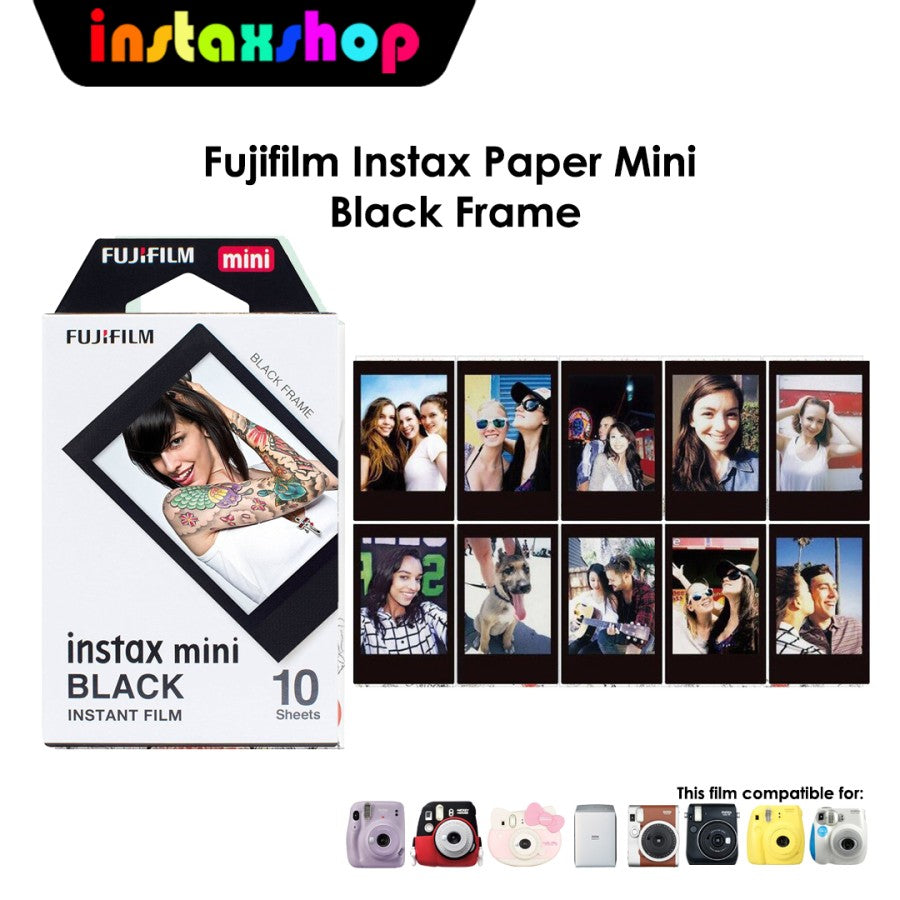 Fujifilm Instax Mini Paper Black Frame