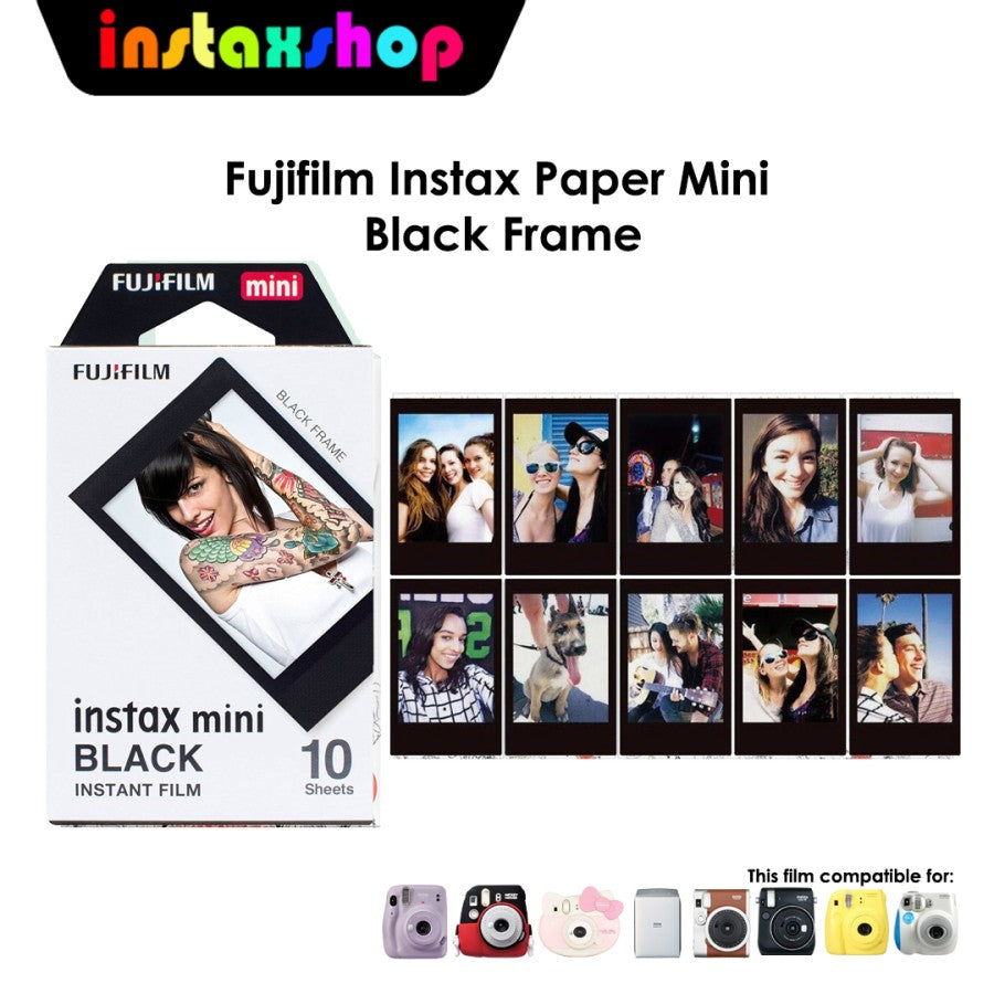 Fujifilm Instax Mini Paper Black Frame - Main Image