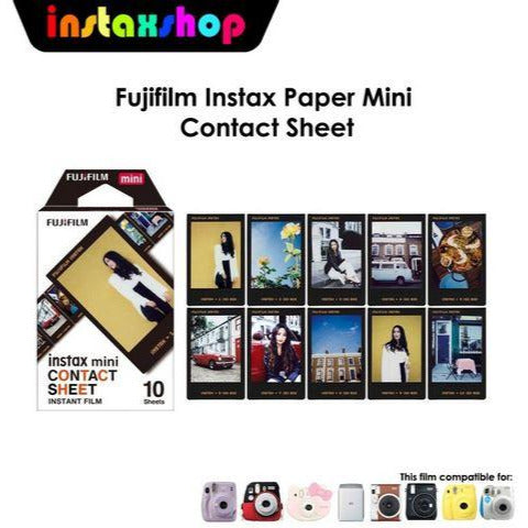 Fujifilm Paper Film Instax Mini Contact Sheet