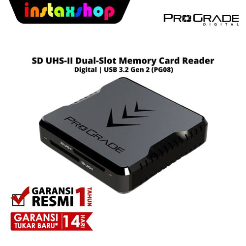 ProGrade Digital SD UHS-II Dual-Slot Memory Card Reader USB 3.2 Gen2