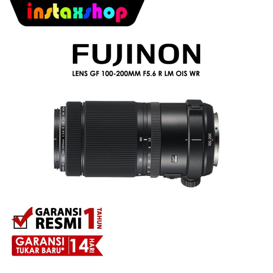 Fujifilm Fujinon Lensa Kamera GF 100-200mm f/5.6 R LM OIS WR