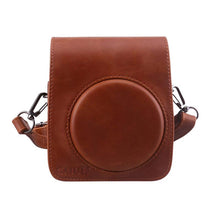 Load image into Gallery viewer, Pouch Instax Mini 70 Leather Bag- Coklat