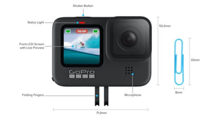 GoPro HERO9 + Dual Battery Charger  Ultra Smooth Action Camera GoPro Hero 9 Garansi Resmi