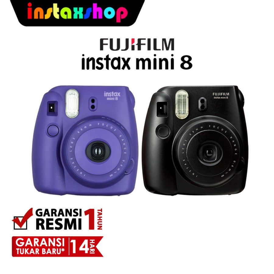 Fujifilm Camera Instax Mini 8s Grape 8s Ungu Hitam – Instaxshop