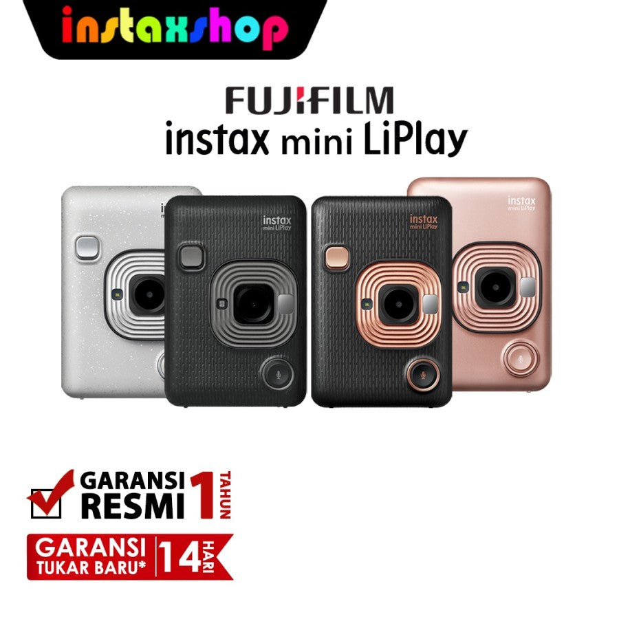 Fujifilm Instax LiPlay and Printer Instax Mini Hybrid Instant Camera -