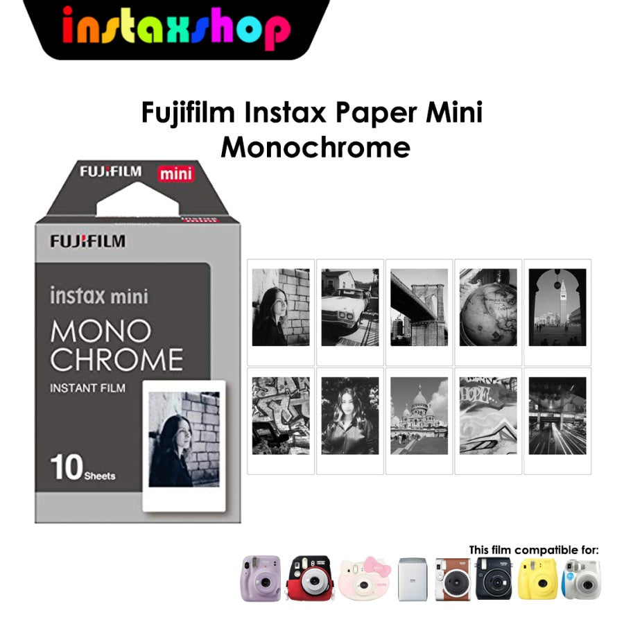 Fujifilm Instax Mini Paper Monochrome