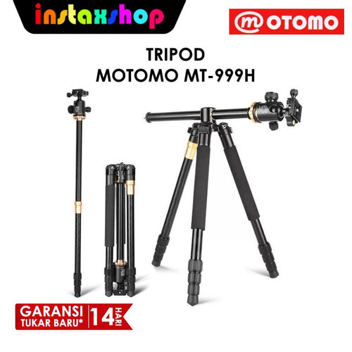 MOTOMO MT-999H Professional Video Photo Tripod Horizontal