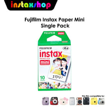 Load image into Gallery viewer, Fujifilm Instax Mini Film Paper Singlepack White ( isi 10lbr )