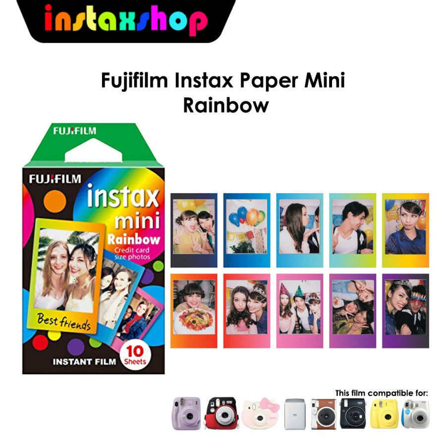 Fujifilm Instax Mini Paper Rainbow
